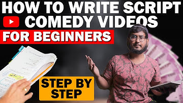 How To Write Scripts For Comedy Videos on YouTube For Beginners Step By Step Tutorial 2021 (HINDI)
