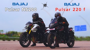 Pulsar 220 f Bs7 vs Pulsar NS200 bs6 | Drag Race ⚡