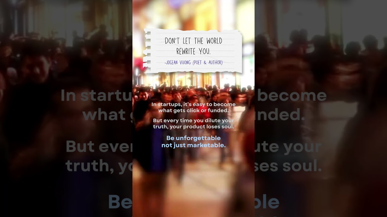 Build Raw. Build Real. 💡 | Ocean Vuong Inspiration #ISTCKonnect