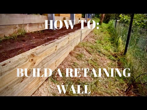Timber Retaining Wall Tie Backs