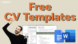 Free CV Template Downloads! (MS Word & Google Docs)