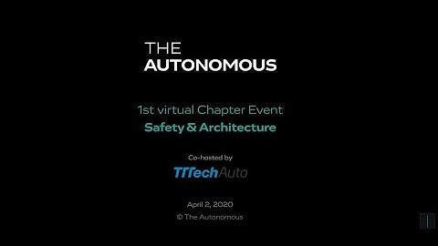 The Autonomous 2020 | Safety & Architecture HIGHLIGHTS