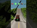 McQueen Cars &amp; Bus vs Giant Hammer - BeamNG.drive