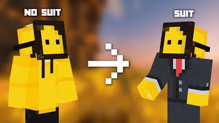 How To Add a Suit To Your Minecraft Skin | Minecraft 1.20.2
