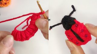 手編み、手作りてんとう虫です。 mqdefault.jpg