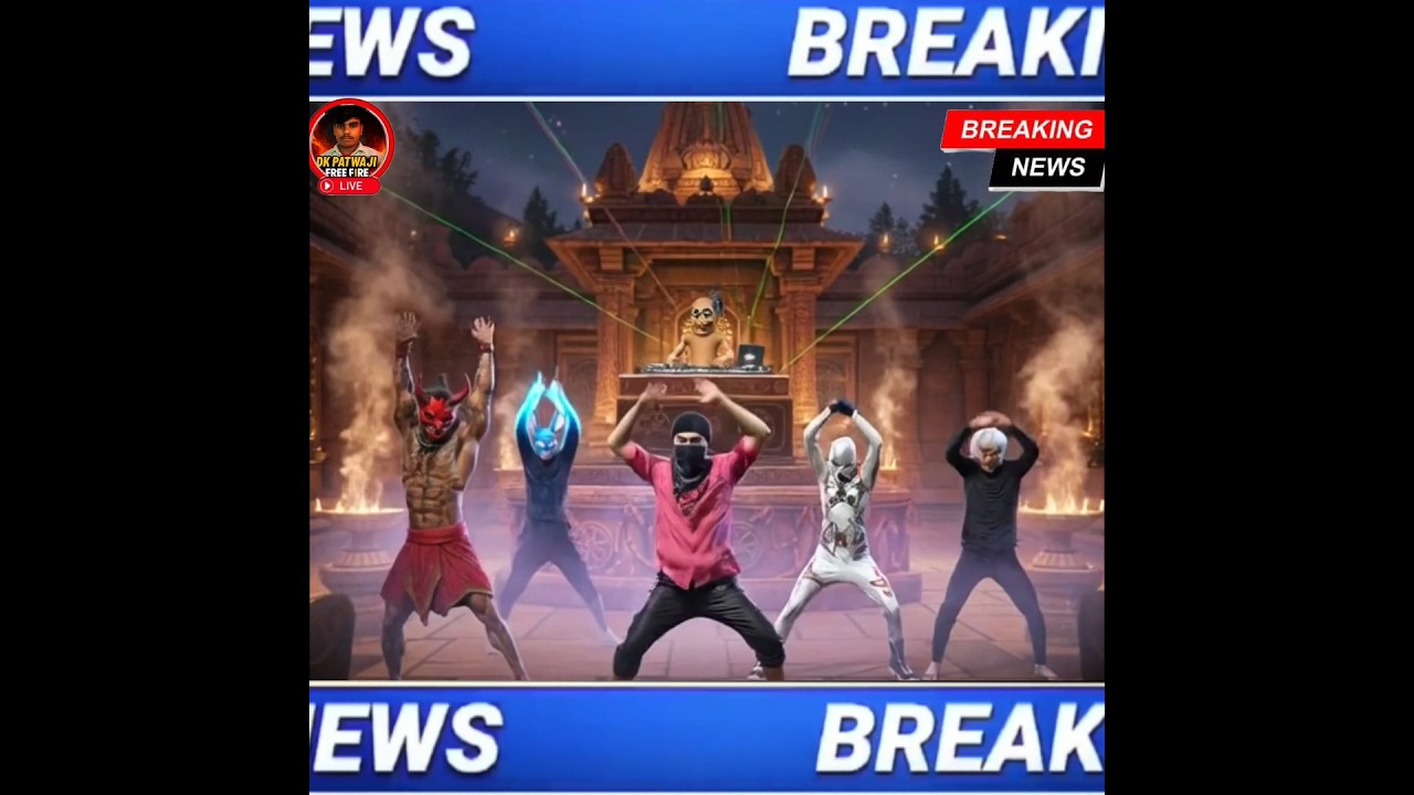 रायस्टार ज्ञान गेमिंग डांस Free Fire funny news😂 BRAKING news