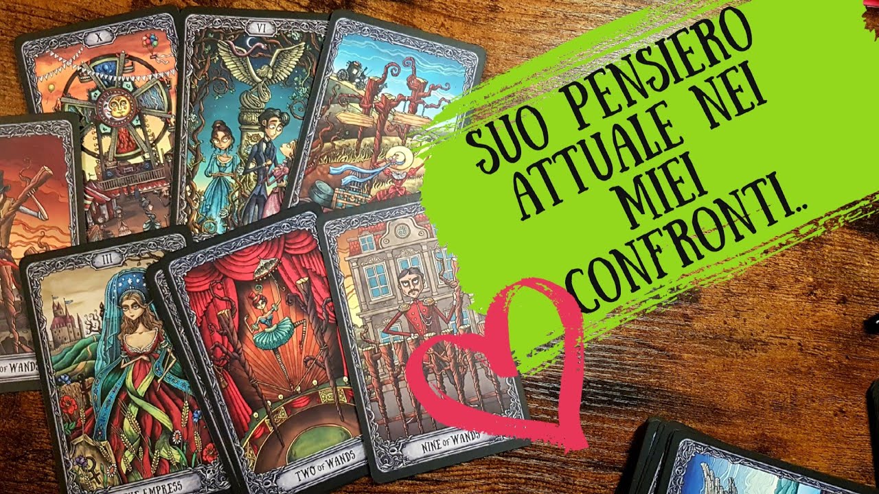 L'attuale pensiero dell'altra persona nei miei confronti, Tarocchi interattivi