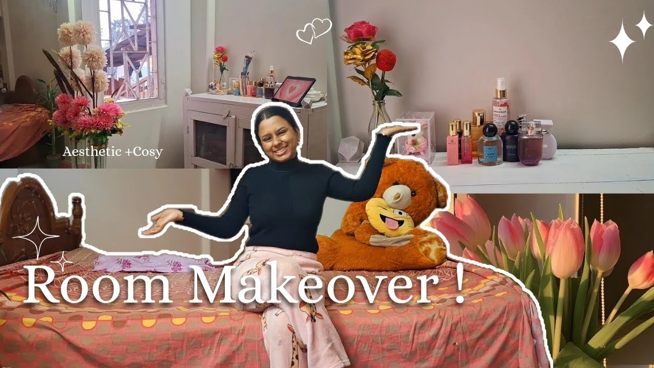 🌿 Room Makeover 🌷|| Aesthetic 🎀|| Cosy 🫧|| Pinterest inspired room || Doyel Dey 