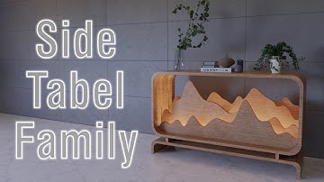 Modelling a Side Table with Lighting Fixtures in Revit