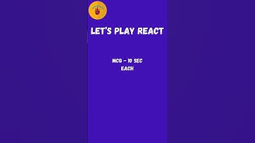 React MCQ Challenge -Test Your JSX Knowledge in 60s! #ReactJS #ReactQuiz #ReactMCQ