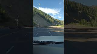 Driving up the western face of Wolf Creek pass