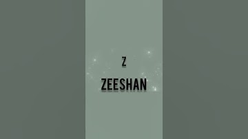 ZEESHAN NAME STATUS #allahﷻ #muhammadﷺ