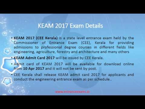 How to Download KEAM 2017 Admit Card