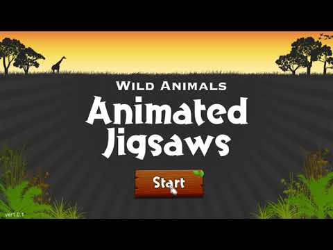 Wild Animals  - Animated Jigsaws (2016 12 14) Рубрика u0022Погляделкиu0022 игр