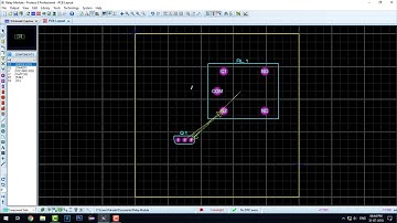 Proteus Single Relay Module PCB Design