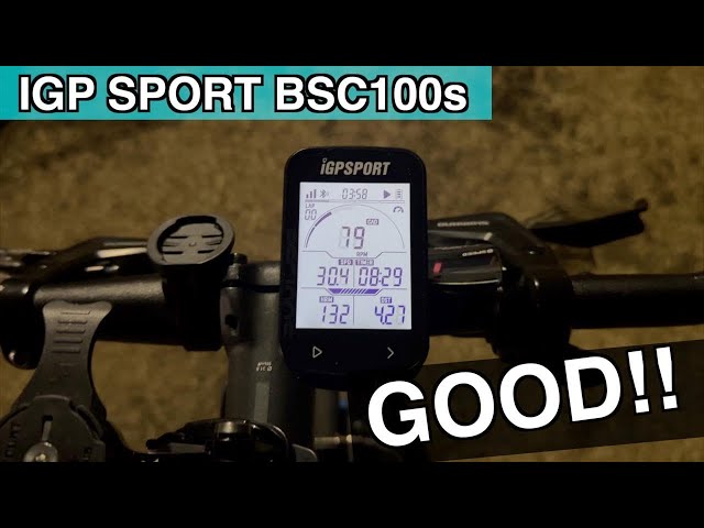 IGP SPORT BSC100s【使用レビュー・初めてのサイコンにはおすすめ