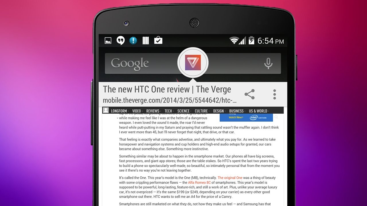 Android App Review: Link Bubble Floating Window Browser
