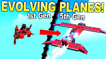 We Used Evolution to Create The Fastest Plane! - Trailmakers Multiplayer