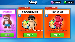 Stumble Guys NEW RUBY CUPID WHEEL Skin 😍😱  THE FREE SPIRIT SPECIAL SKIN OFFER #stumbleguys