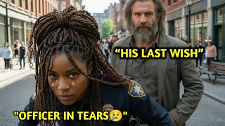 “Black Female Cop Grants Homeless Man’s Last Wish 💔 | His Request Shocked Everyone!”