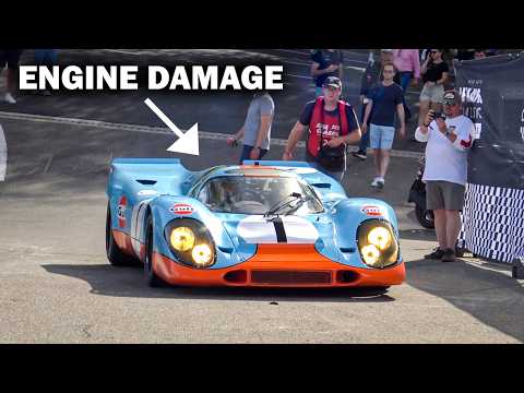 $14 million Porsche 917K blows up engine? (ouch)