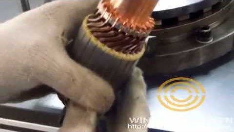 How to Insert starter armature hairpin to commutator slot by machine WIND WTS WIND AUTOMATION