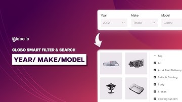 Configure Year/Make/Model data || Smart Product Filter & Search by Globo