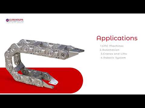 Metal Drag Chain for CNC & Laser Machines | Heavy Duty Cable Carrier | Gurukrupa Bellows