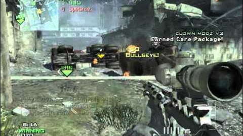 Bo0MxB4Zo0K4 - MW3 Throwing knife skills #1