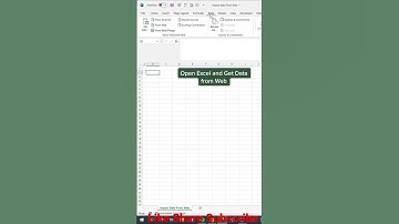 How to import data from web in Excel #shorts #excel