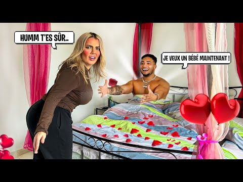PRANK I WANT A BABY NOW! *BIG REACTION FROM MY GIRLFRIEND*