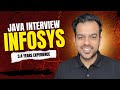 Java Developer Interview at Infosys Pune : Full Real Question Set