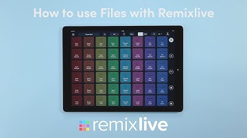 How to use Files with Remixlive | iOS 11 Tutorial