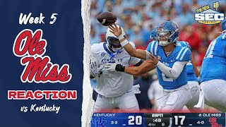 What SEC TIER 🏆 is Ole Miss Football in the after UK loss? | 2024 College Football Recap & Reaction