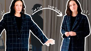 Two methods for quickly removing or altering an over-zealous shoulder pad. Profile