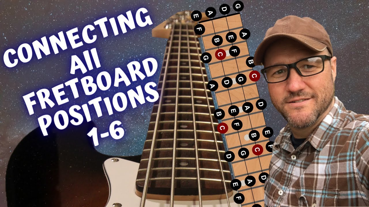 Connecting ALL the Positions 1-6 - Learn to Play the Whole Fretboard - Bass Guitar