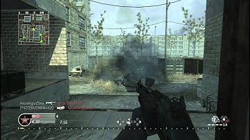 【CoD4】マイテリトリーで戦うSG【チーデス】　べるくら実況１６