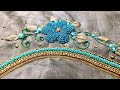 Designer blouse / detailed tutorial for  French knots