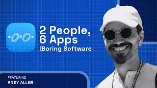 Building a Design-First App Business that Stays Small on Purpose — Andy Allen, Not Boring Software screenshot 5