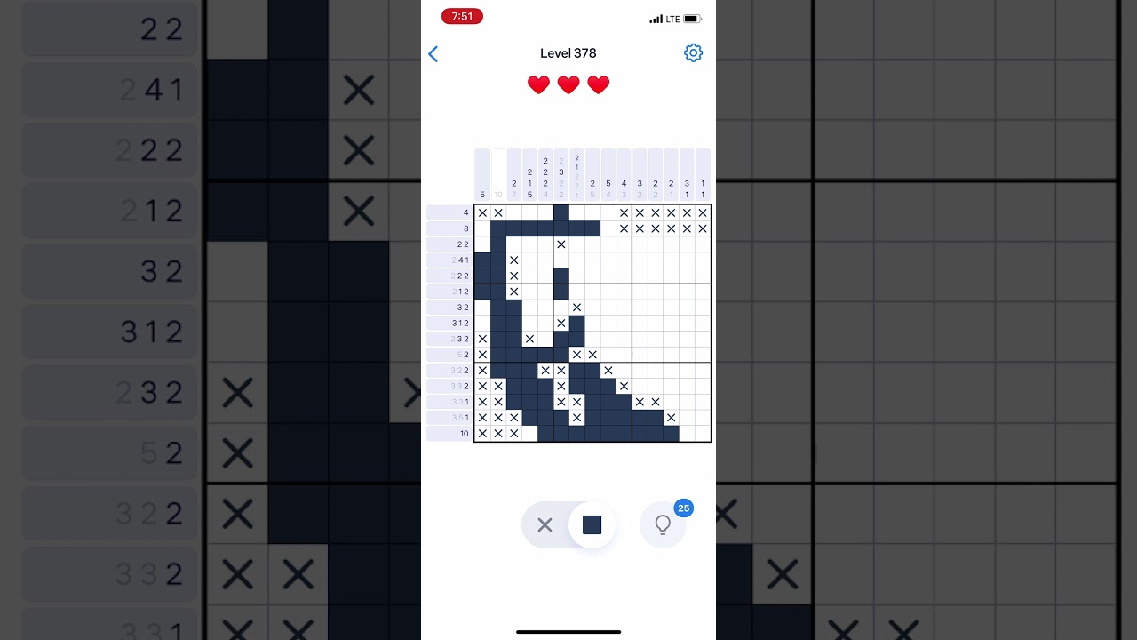 Nonogram.com - Number Puzzle LEVEL 378 - No Boosters - YouTube