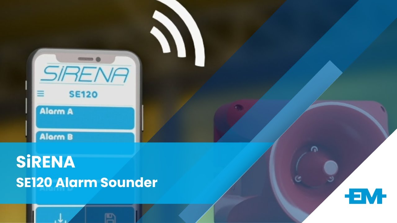 SE120 Alarm Sounder Discover the new level of sound power - YouTube