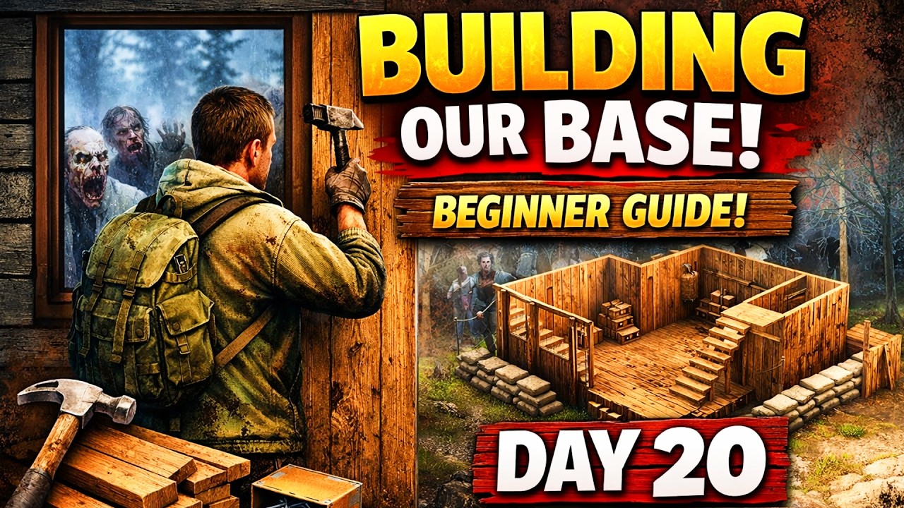 Project Zomboid Survival Series | Day 20 – We Learn How To Build!