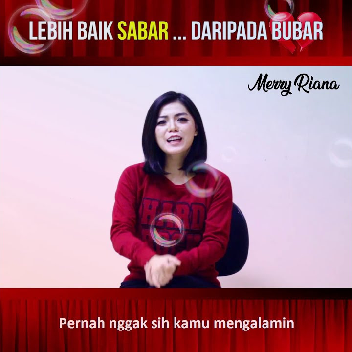 Merry Riana 'Lebih baik sabar daripada bubar'