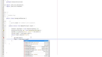 How to use Java Array Lists (Simple)