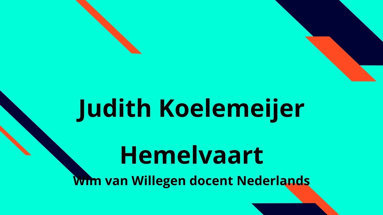 Judith Koelemeijer - Hemelvaart 2013 - YouTube