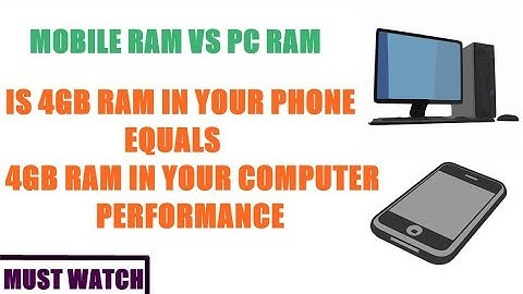 Difference between phone and pc ram| phone vs computer ram| Explained hindi