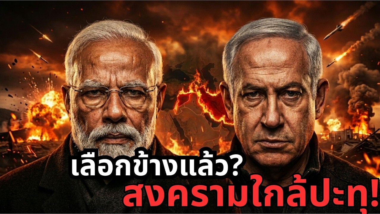 โมดีเยือนอิสราเอล ท่ามกลางไฟตะวันออกกลาง! สหรัฐฯ–อิหร่านตึงเครียด อินเดียกำลังเลือกข้าง?