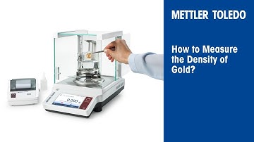 How to Measure the Density of Gold