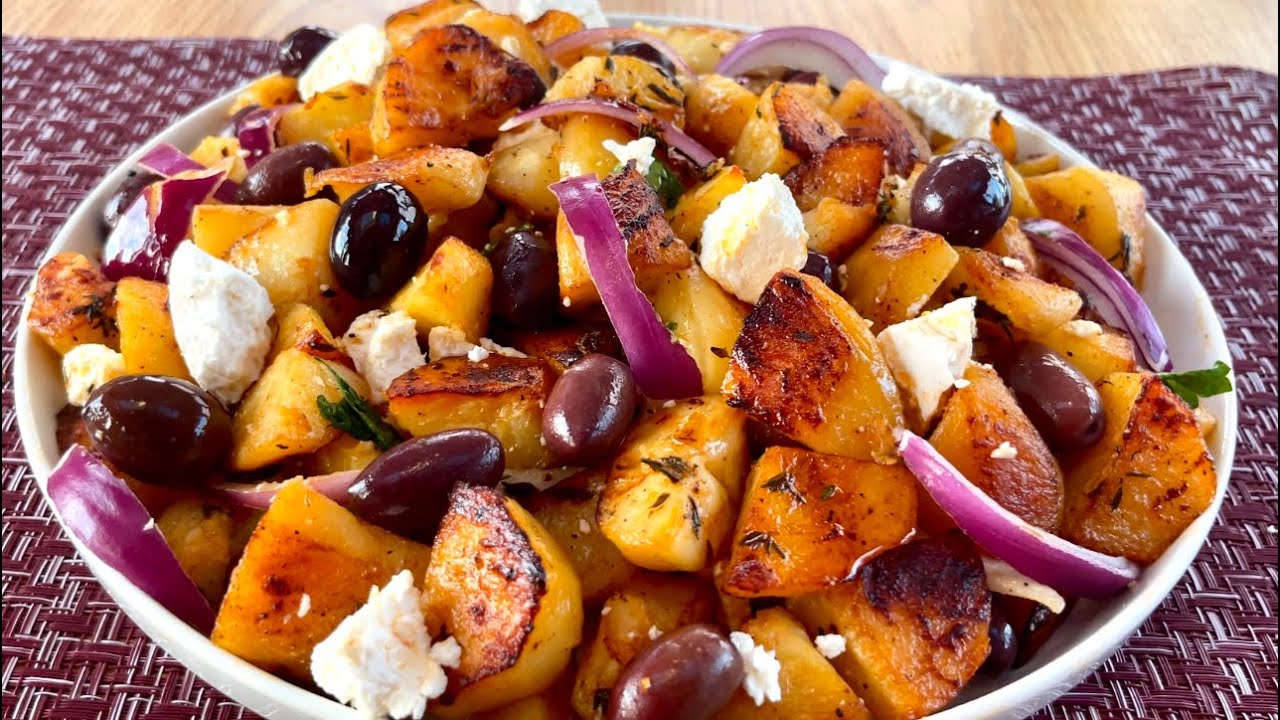 Recette de Pommes de Terre  au Four à  la Façon Grecque