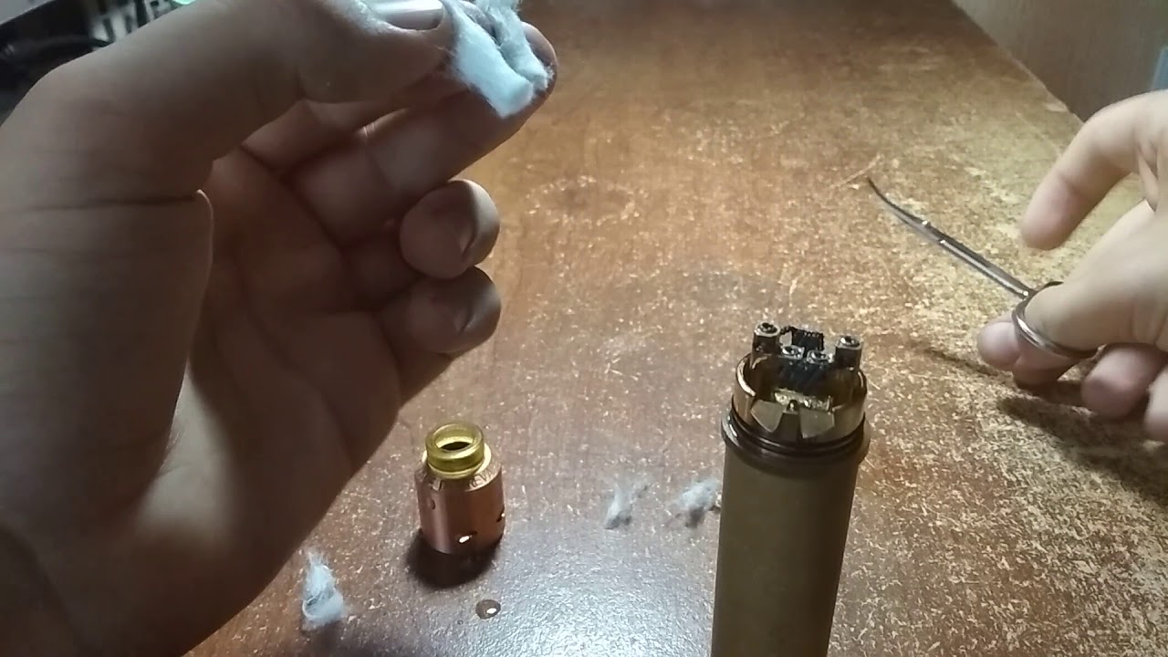 укладка ваты на спирали. дрипка для вейпа укладка ваты. вата в картридже. ватка в картридже. как поменять вату в картридже.